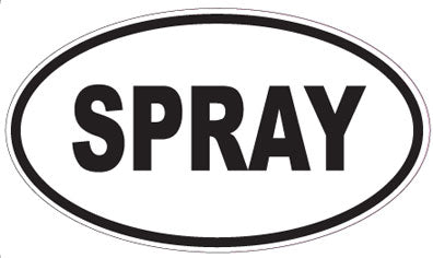 SPRAY - Oval Magnet
