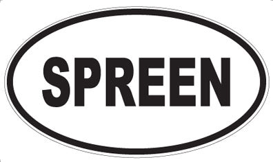 SPREEN - Oval Magnet