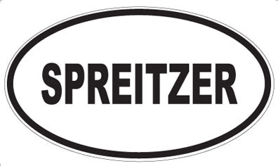 SPREITZER - Oval Magnet