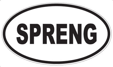SPRENG - Oval Magnet