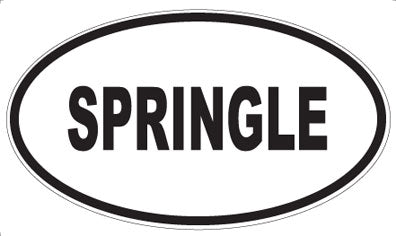SPRINGLE - Oval Magnet