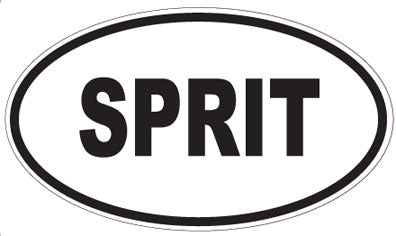 SPRIT - Oval Sticker