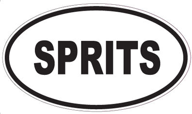 SPRITS - Oval Sticker