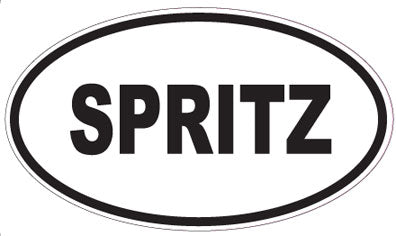 SPRITZ - Oval Sticker