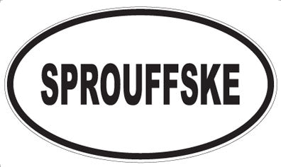 SPROUFFSKE - Oval Magnet