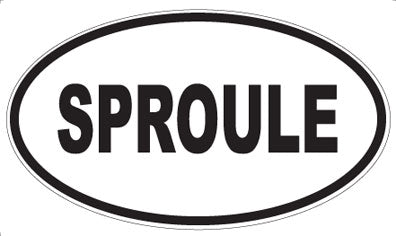 SPROULE - Oval Magnet