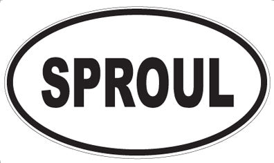 SPROUL - Oval Magnet