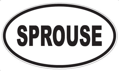 SPROUSE - Oval Magnet