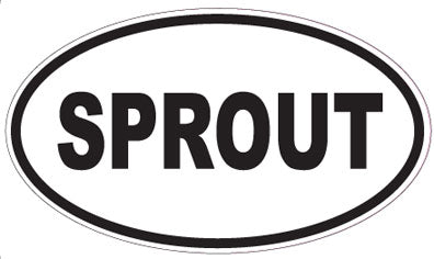 SPROUT - Oval Sticker