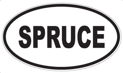 SPRUCE - Oval Magnet