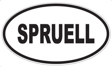 SPRUELL - Oval Sticker