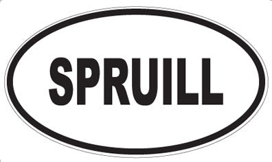 SPRUILL - Oval Magnet