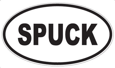 SPUCK - Oval Magnet