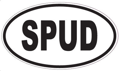 SPUD - Oval Sticker