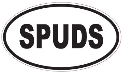 SPUDS - Oval Magnet