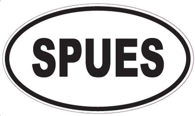 SPUES - Oval Magnet