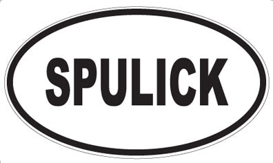 SPULICK - Oval Magnet