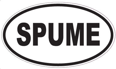 SPUME - Oval Sticker