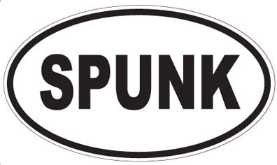 SPUNK - Oval Magnet