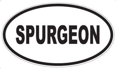 SPURGEON - Oval Magnet