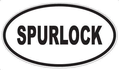 SPURLOCK - Oval Magnet