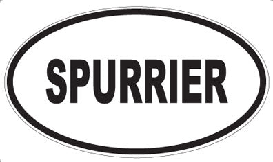 SPURRIER - Oval Magnet