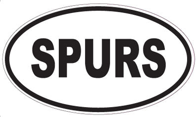 SPURS - Oval Sticker