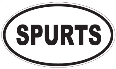 SPURTS - Oval Sticker
