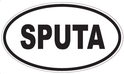 SPUTA - Oval Sticker