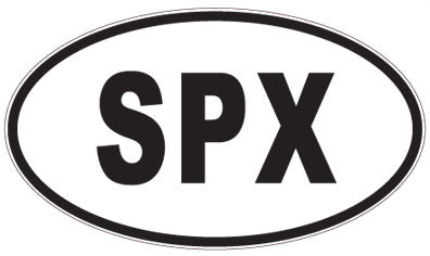 SPX - 3 Letter Initials Oval Magnet