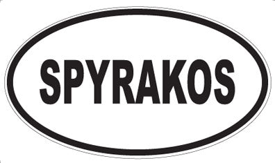 SPYRAKOS - Oval Magnet