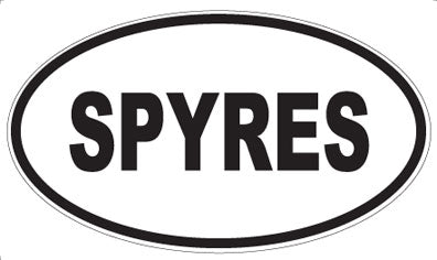 SPYRES - Oval Magnet