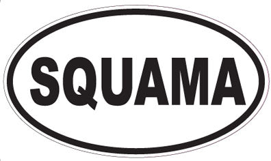 SQUAMA - Oval Sticker