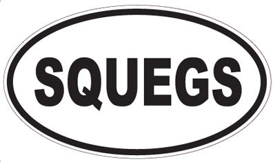 SQUEGS - Oval Sticker