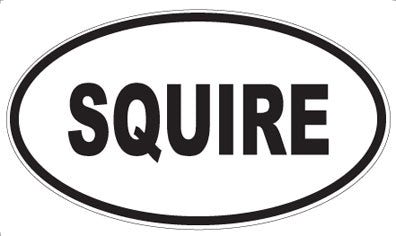 SQUIRE - Oval Magnet