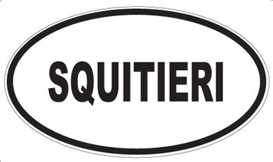 SQUITIERI - Oval Magnet