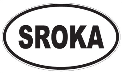 SROKA - Oval Sticker