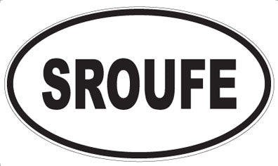 SROUFE - Oval Magnet