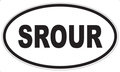 SROUR - Oval Magnet