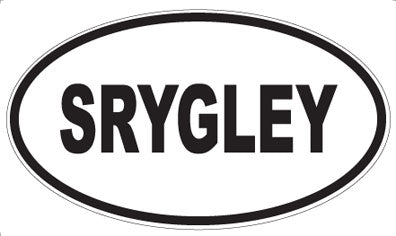 SRYGLEY - Oval Sticker
