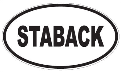 STABACK - Oval Magnet