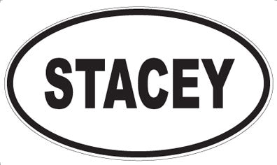 STACEY - Oval Magnet