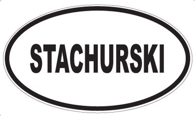 STACHURSKI - Oval Magnet