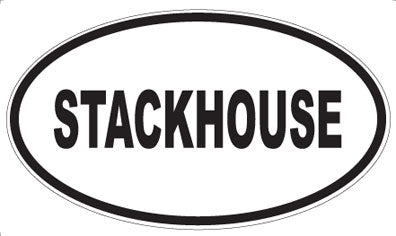 STACKHOUSE - Oval Sticker