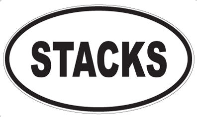 STACKS - Oval Magnet