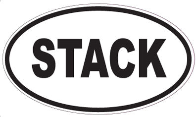 STACK - Oval Magnet