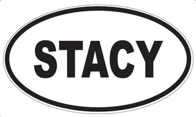 STACY - Oval Magnet