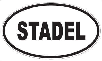 STADEL - Oval Sticker