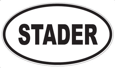 STADER - Oval Magnet
