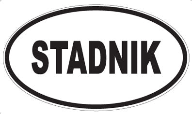STADNIK - Oval Magnet